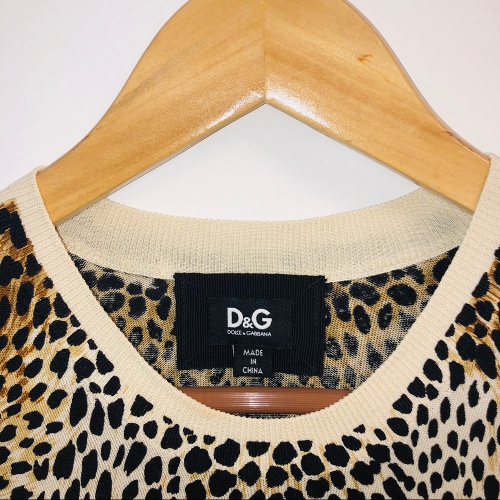 Dolce & Gabbana animal print sleeveless top - Picture 2 of 5